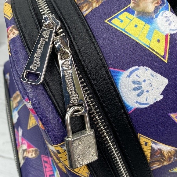 Loungefly Disney Star Wars Blue and Black Backpack - Picture 4 of 8